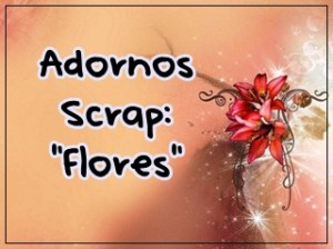 Adornos Scrap flores
